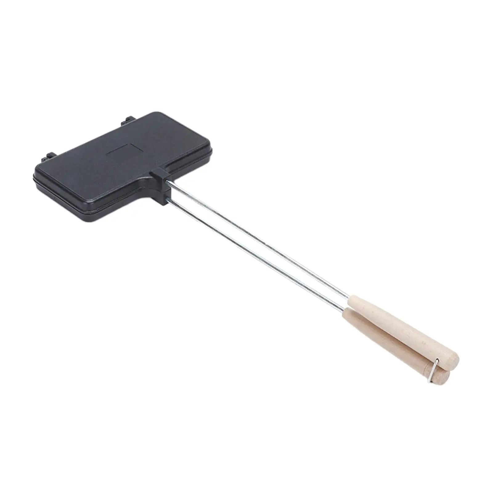 

Aluminum Alloy Sandwich Pan Detachable Baking Pan Breakfast Pot Sandwich Maker Pie Maker for Kitchen Outdoor Camping Cafe