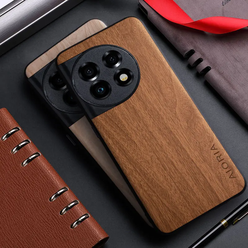 

Case for OnePlus 11 5G funda bamboo wood pattern Four-corner Explosion-proof coque back cover for oneplus 11 5g phone case capa