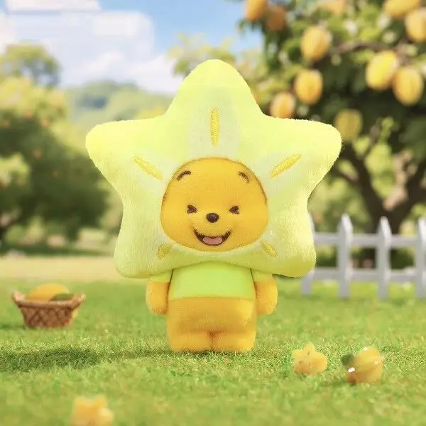 Фото TOPTOY Оригинальная серия мини-фигурок Disney Winnie the Pooh Little Orchard в формате сюрприз-бокса, милое украшение для стола, коллекционный подарок и игрушка. №3