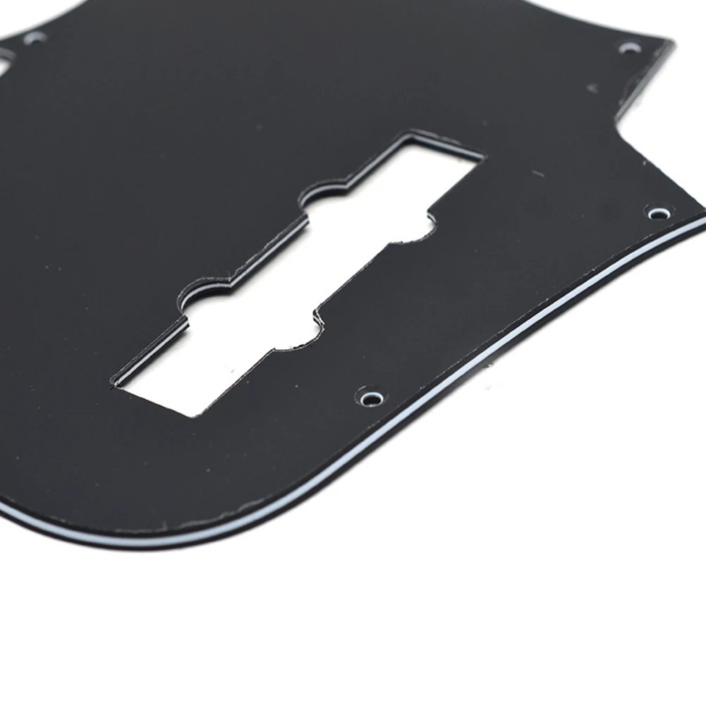 

Jazz Bass Pickguard Parts Protection 3 Plys 4 Strings Accessories Anti-scratch Black Bridge And Neck Brand New