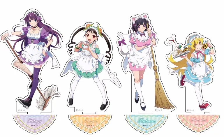 Аниме senjougaхара Hitagi Kissshot Acerolaorion сердечное основание акриловая фигурка подставка фигурка игрушки для детей a5350