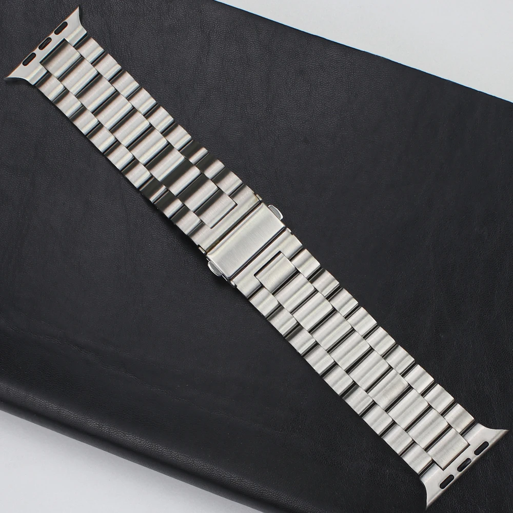 Stainless Steel Bracelet for Apple Watch Band 8 7 45mm 41mm Metal Strap iWatch Ultra 49mm 6 5 4 3 SE 44mm 42mm 40mm Accessories
