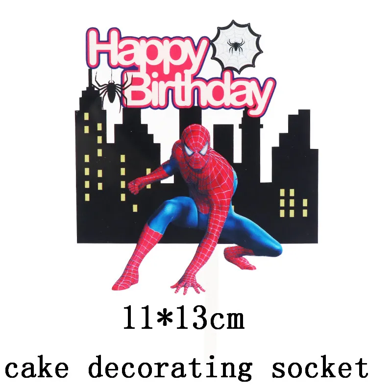 1 Набор украшения для дня рождения Человека-паука - купить по выгодной цене |