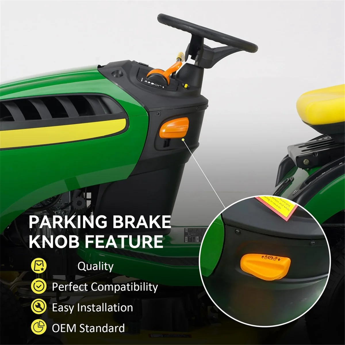 GX23146 Ручка стояночного тормоза для трактора John Deere 107H 107S 92H D100 105 110 120 130 140 150 155 160 170