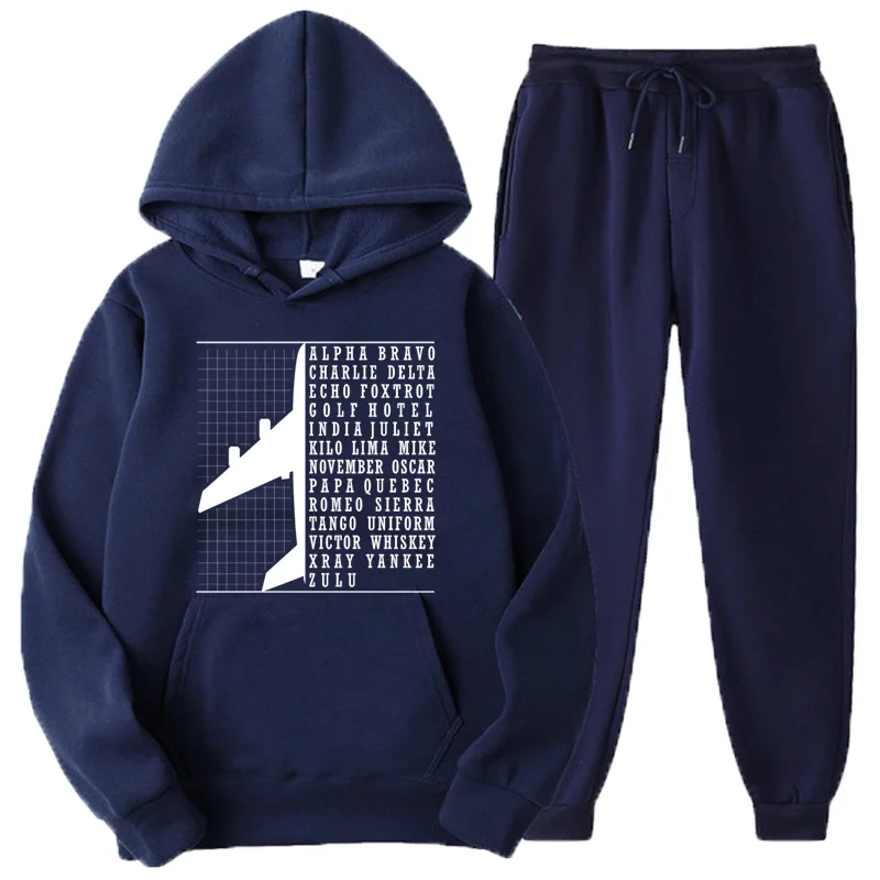 Мужской комплект из двух предметов флисовая толстовка с - Цена: 1510.18