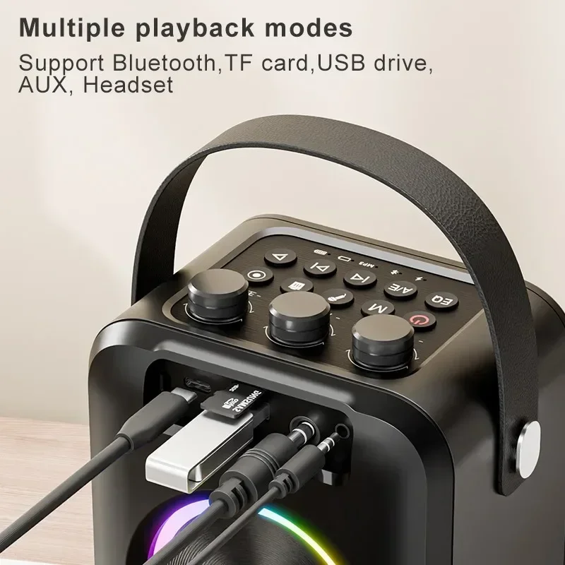 Стерео Bluetooth-динамик Shanshui T91 с AUX-микрофоном 60 Вт