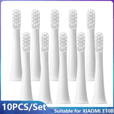 10 шт., сменные насадки для электрической зубной щетки XIAOMI T100