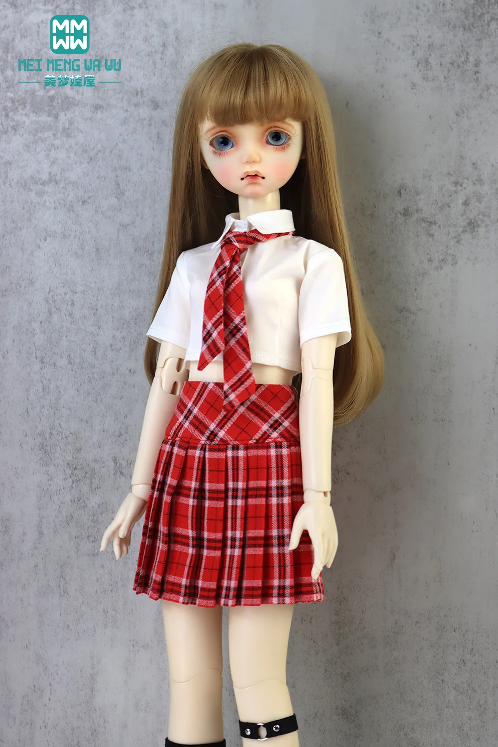 1/3 1/4 Одежда для куклы BJD аксессуары кукол DD SD модная школьная форма юбки рубашки