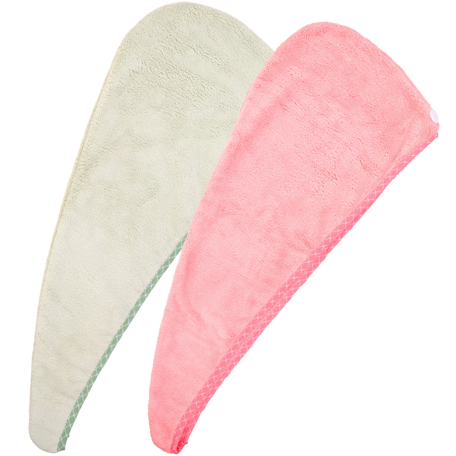 

10 pcs Thick Dry Hair Comfortable Hair Towels Quick-drying Bath Towels Water-Absorption Hair Wrap for Girls Fast Drying