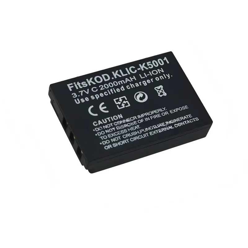 Фото Аккумулятор для камеры KLIC-5001 3.7V 2000mAh для Kodak DX6490 DX7590 DX7440 DX7630 Z730 Z760 P850 P880 P712 LS753 DX7530 Digital №2