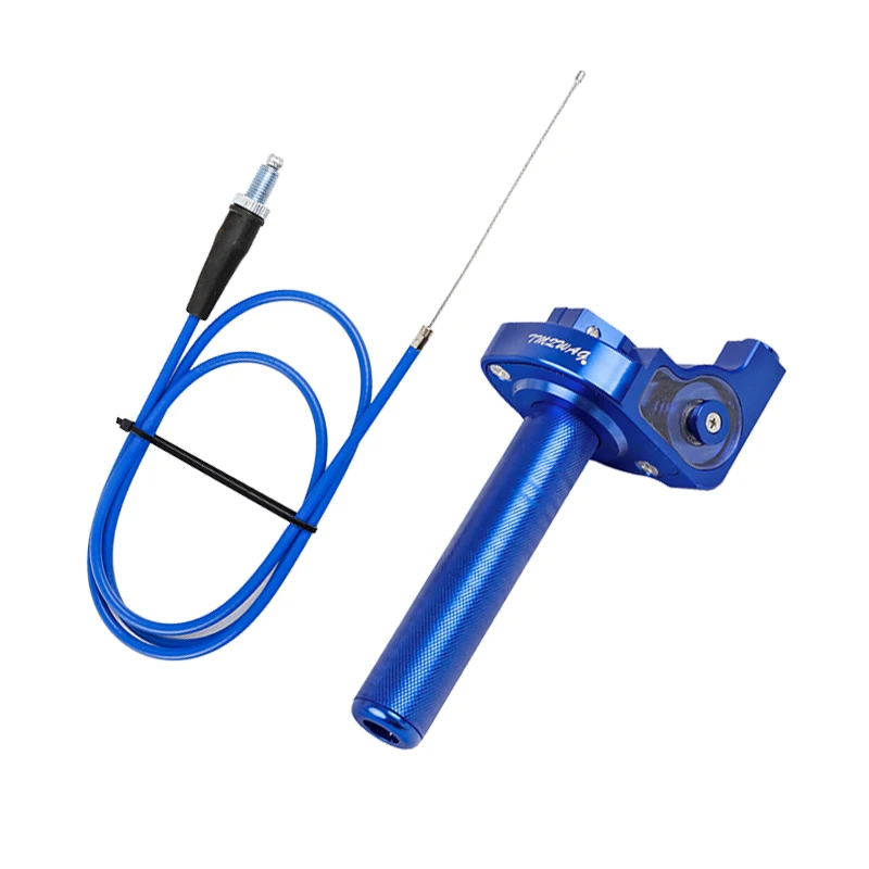 Руль мотоцикла 7/8 дюйма Acerbs, рукоятка с регулятором, быстрый крутящий момент + ТРОС дроссельной заслонки для Honda CRF230 CR80 Kawasaki KLX Dit для питбайка