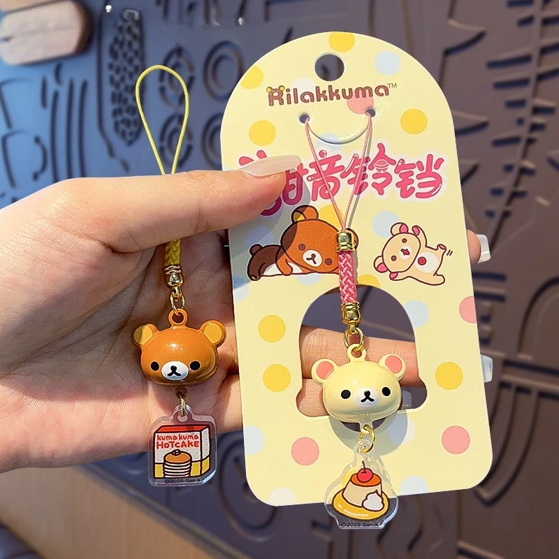Новый креативный брелок-ремешок для телефона Rilakkuma, стильный брелок для пары, яркий и красивый, для студенческого пенала, для наушников, изысканный кулон (art.: 3920dc333b061) - 3920dc333b061