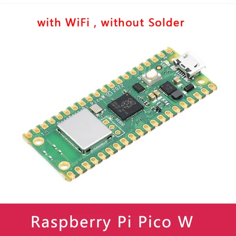 Оригинальный Raspberry Pi Pico W с беспроводной макетной платой Wi-Fi, Pico или Pico H с контактным разъемом, поддержка MciroPython/C ++