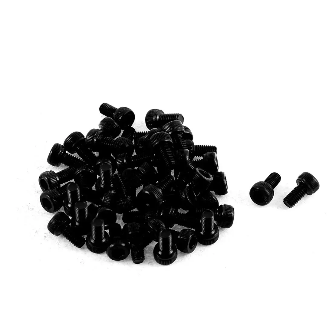 

Keszoox M3x16mm 12.9 Alloy Steel Screw Cap Point Hex Socket Screws Bolts Black 50Pcs