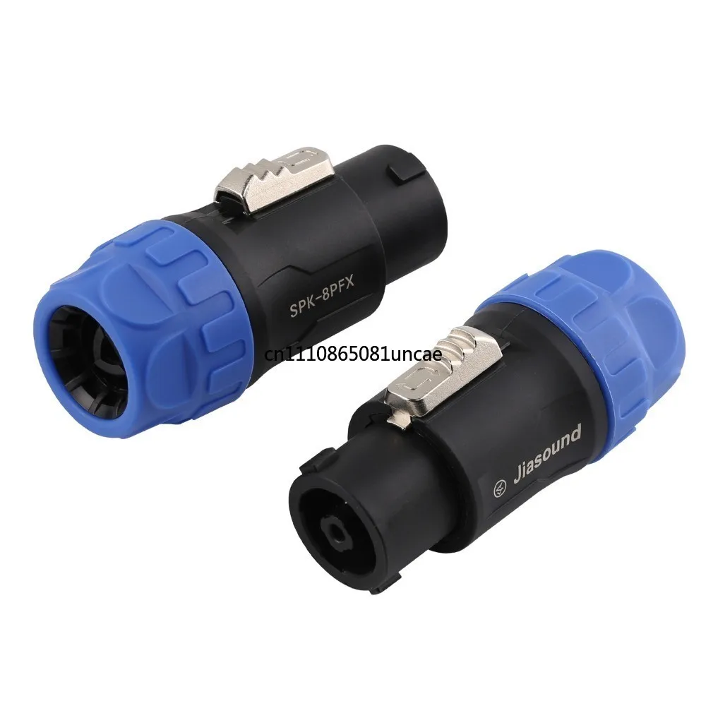 Фото Аудиоразъем SPEAKON SPK-8PFX, 8-контактный, профессиональный, для сценических колонок, 8-контактный, омный разъем №3