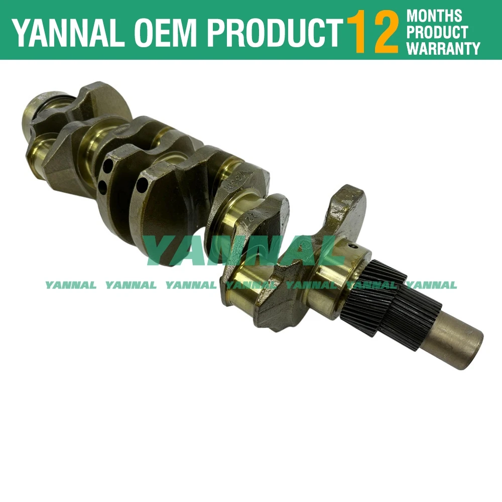 Новый коленчатый вал V3300T V3300 V3300DI для двигателя Kubota Bobcat S250 часть экскаватора