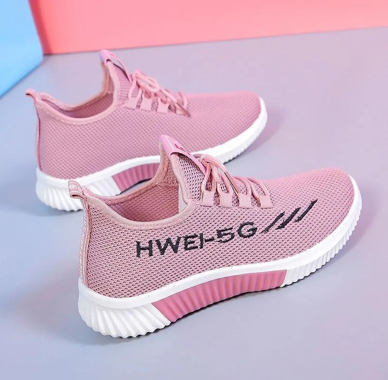 

Shoes for Women 2022 Trendy Fly Weave Sneakers Breathable Running Shoes Women Comfort Light Casual Sport Shoes Zapatos De Mujer