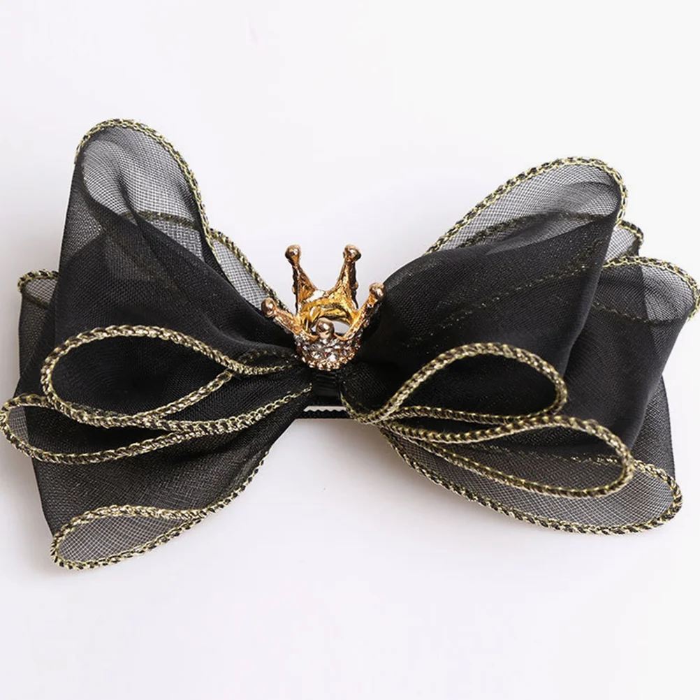 

3 Pcs Cute Hair Accessories Bow Clips Girls Bows Dots Barrettes Metal Women Kids