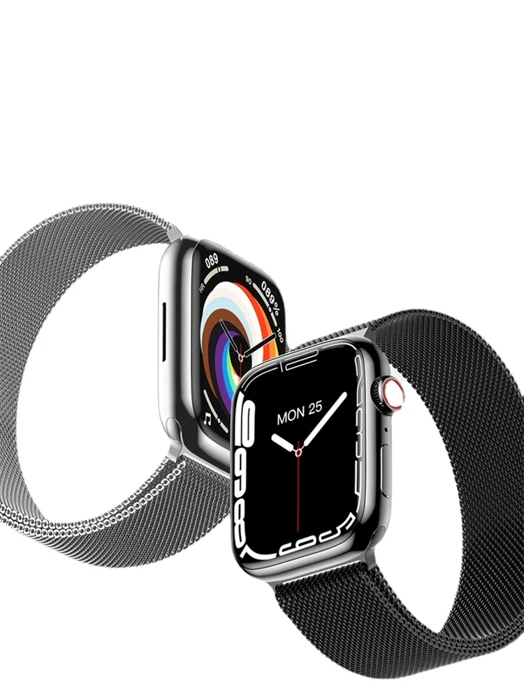 

Смарт-часы Huaqiang North S7 женские, водонепроницаемые умные часы из нержавеющей стали с NFC