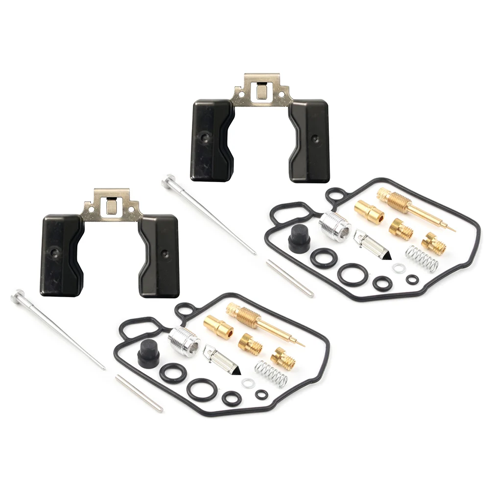 2 комплекта ремонтных комплектов карбюратора мотоцикла с комплектом поплавков