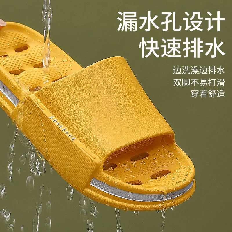 Шлепанцы для мужчин и женщин Эва Нескользящие однотонные повседневные летние