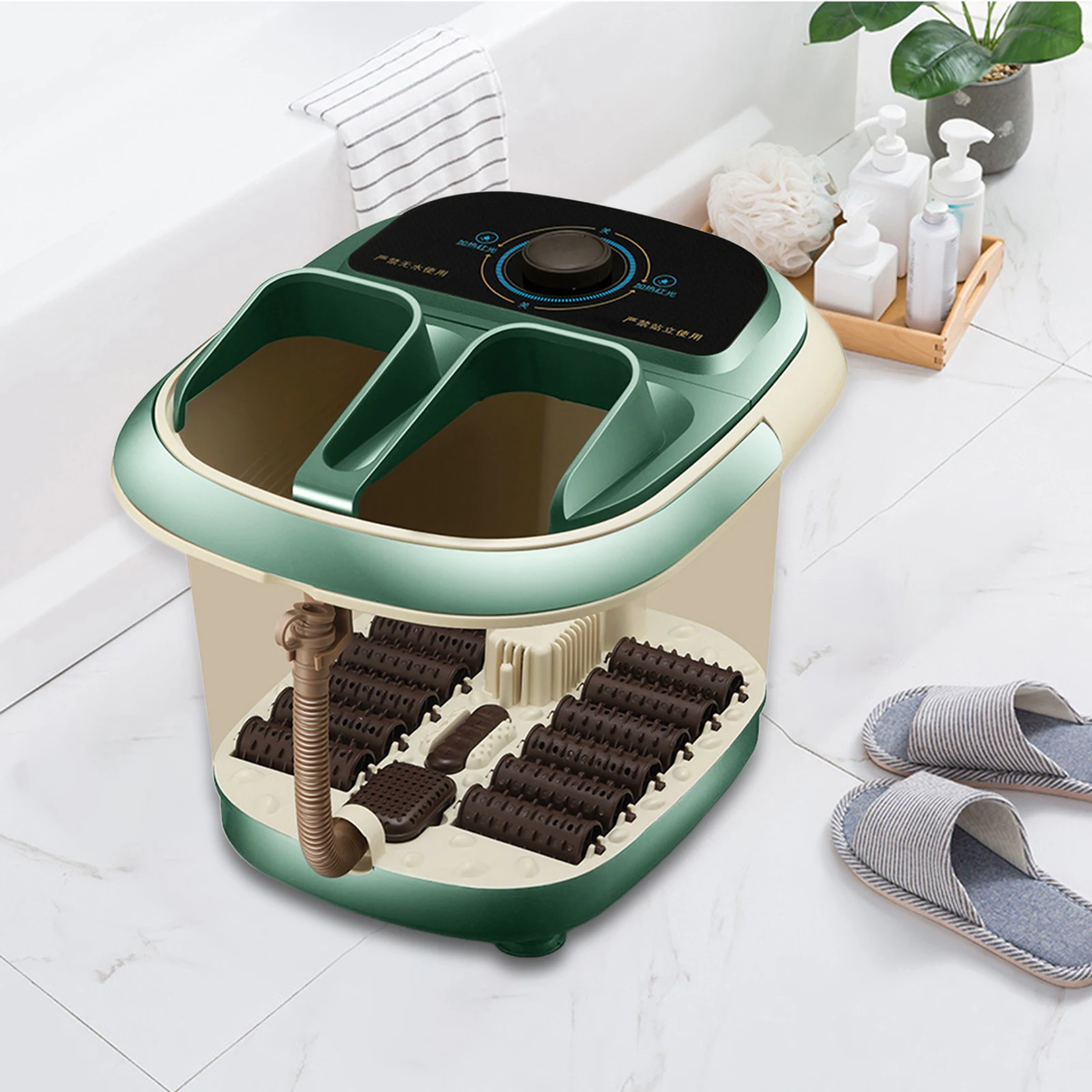 Профессиональная массажная ванна для ног вращающийся переключатель с