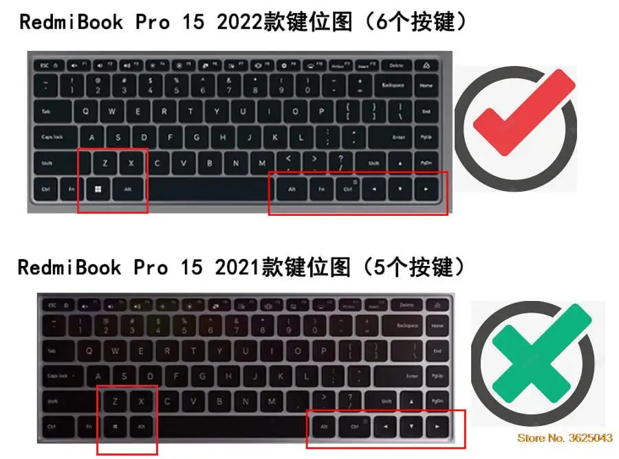 Силиконовая накладка на клавиатуру для XiaoMi Mi RedmiBook Pro 15 i5 i7 Redmibook 16 2022 2021 6 дюймов RedMi