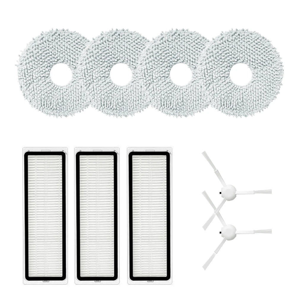 

9 шт. фильтры, боковая щетка, набор ткани для швабры Dreame Bot L10s Pro S10 S10 Pro, аксессуары для пылесоса, бытовой инструмент для уборки