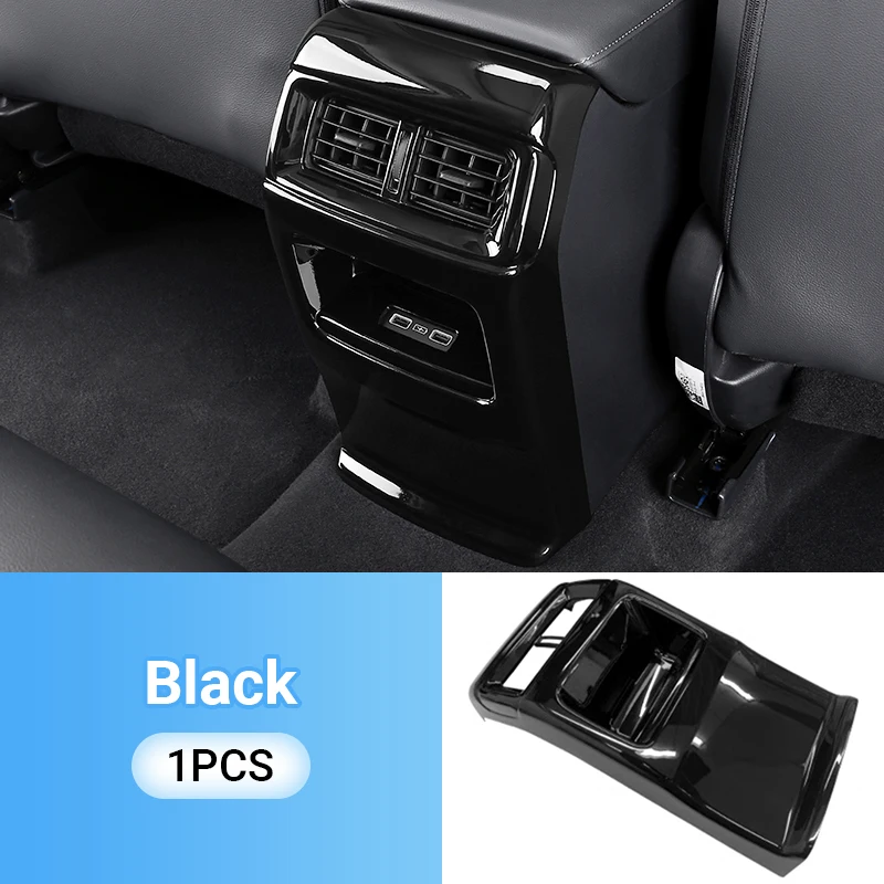 

Для Honda CR-V CRV CR V 6-го поколения 2023 2024 ABS Автомобильная задняя рамка для вентиляционного отверстия кондиционера Противоударная панель Крышка отделка Аксессуары