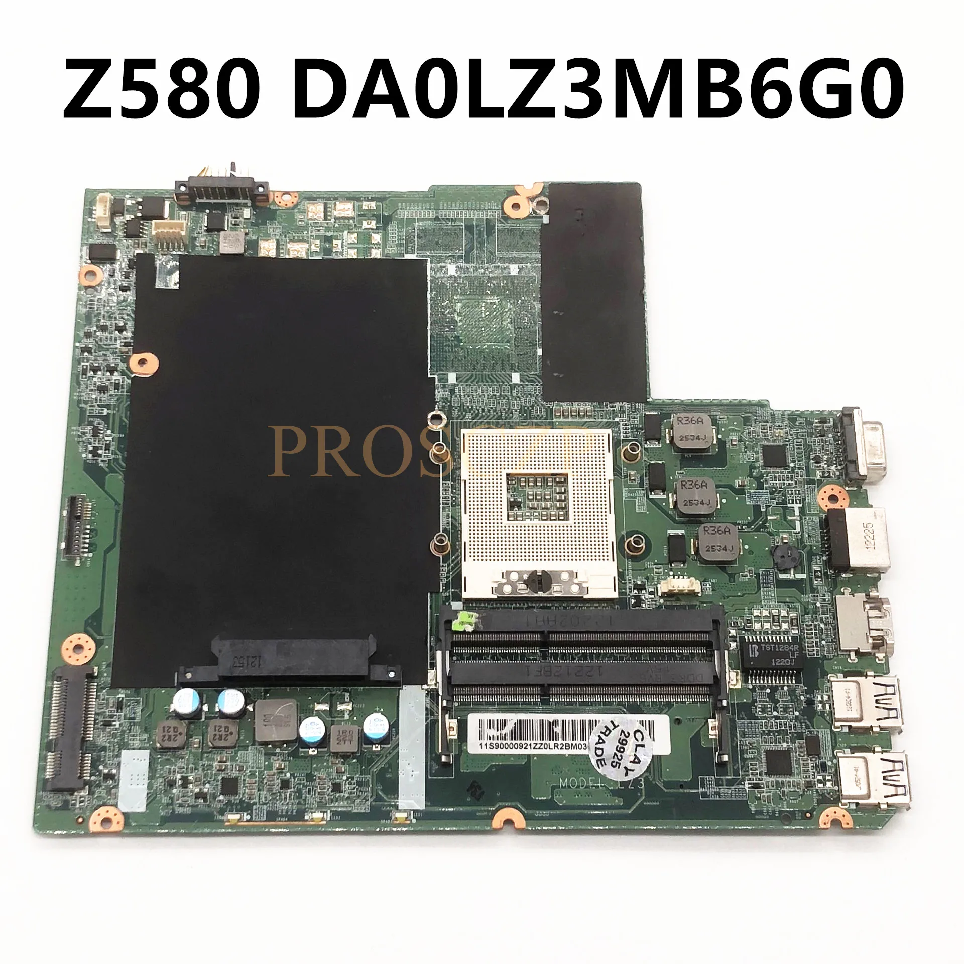 DA0LZ3MB6G0 Free Shipping High Quality Mainboard For LENOVO Z580 Laptop Motherboard 11S90000921 90000921 HM76 100% Working Well