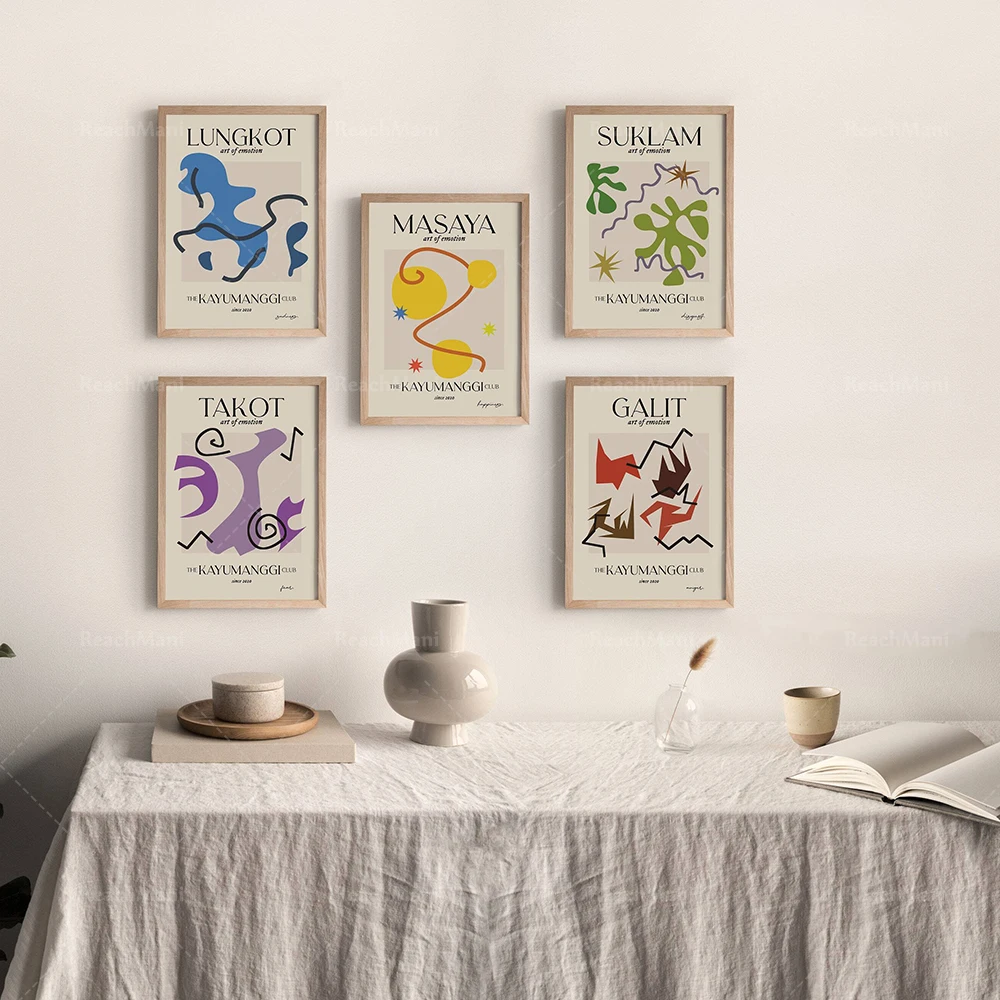 Филиппинское абстрактное настенное искусство вдохновленное Анри Матисс для