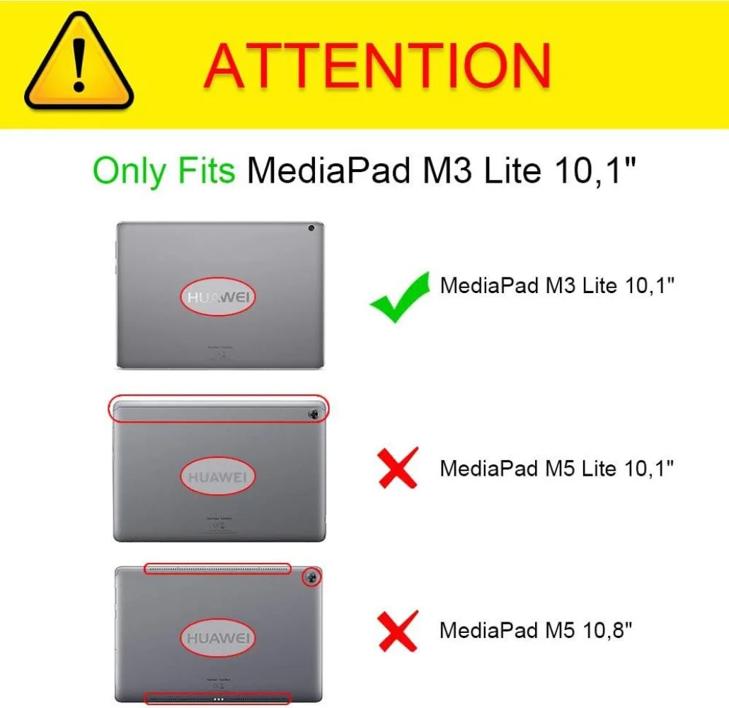 Для Huawei MediaPad M3 Lite 10 1 дюйма BAH-W09 BAH-L09 BAH-AL00 чехол для планшета кронштейн откидная