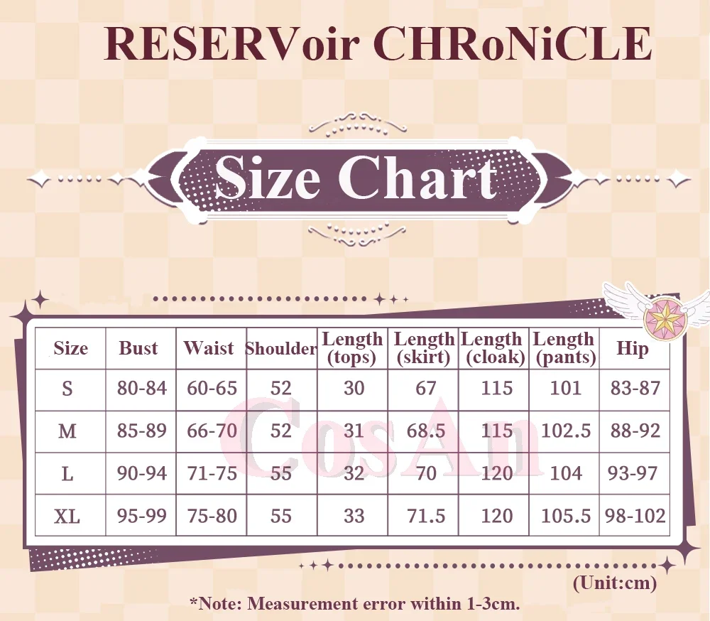 Костюмы для косплея Sakura из аниме RESERVoir CHRoNiCLE, элегантное платье в стиле сладкого десерта, одежда для Хэллоуина, ролевых игр, новинка (art.: 3920db5a6f250) - 3920db5a6f250