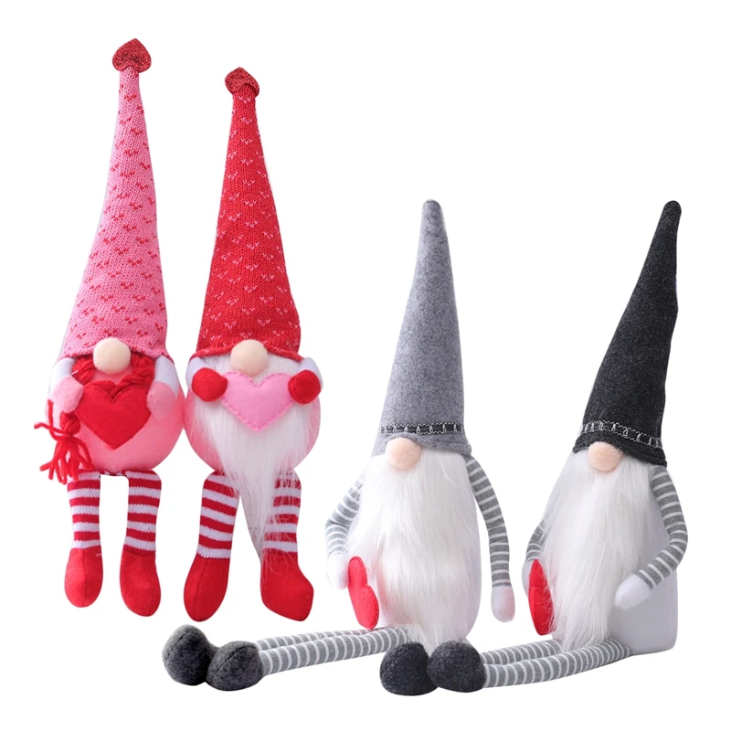 

Easter Gnome Plush Doll Faceless Spring Gnomes Plush Rabbit Toys Valentines Day Gnomes With LED Light Spring Gnome