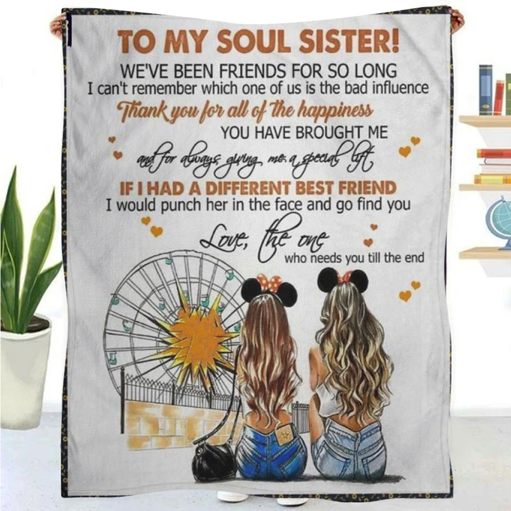 

Мягкое уютное одеяло TOADDMOS для моей души, спасибо за все счастье для подруг, постельное белье, простыня, одеяло