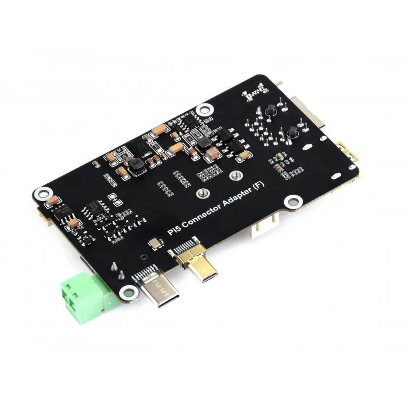 Фото Многофункциональный адаптер Waveshare PCIe To M.2, выход 4K, оригинальный контроллер Ethernet RTL8125 2.5GbE, поддерживает операционную систему Raspberry Pi. №1