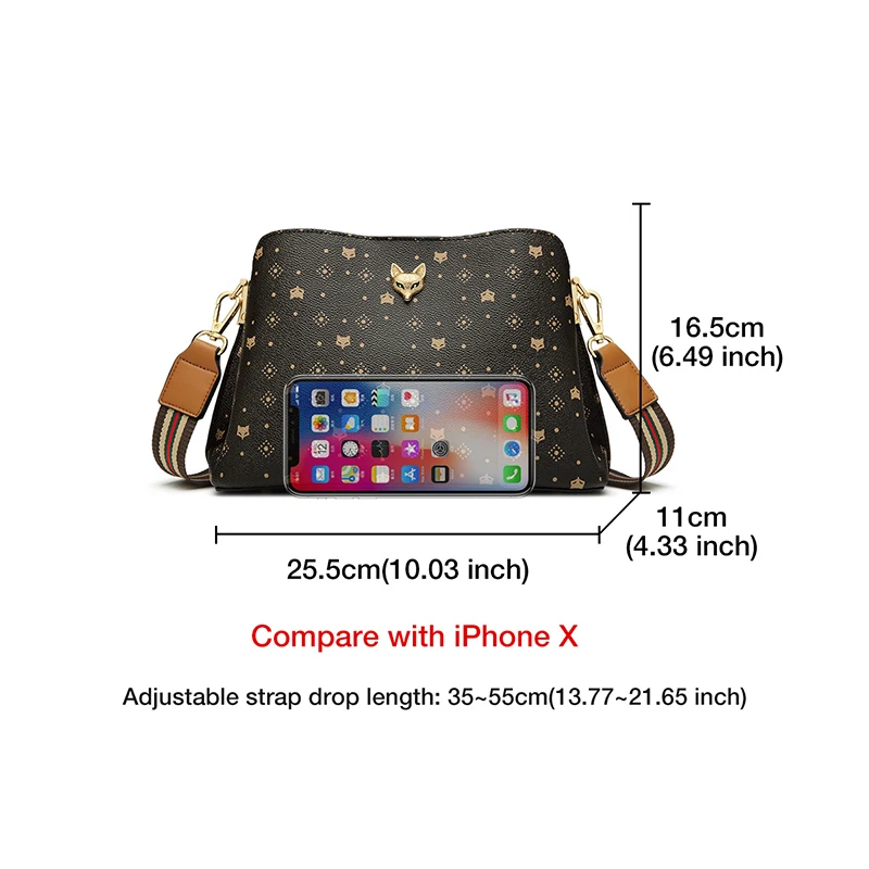 foxer brand female leather wide weave shoulder bag commuter office lady pvc monogram design crossbody bag small purse for female free global shipping