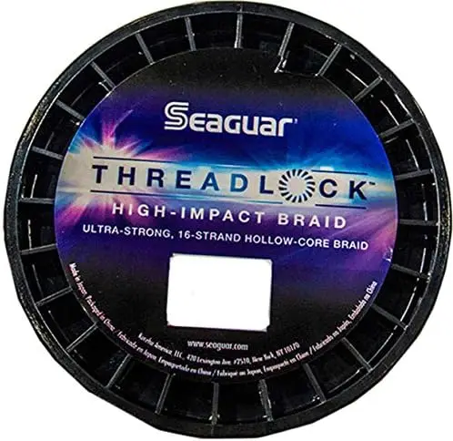

Saltwater Fishing Line, 16 Strand Hollow Core Braid, Blue and White