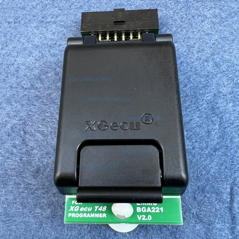 Адаптер EMMC BGA221 для программатора XGecu T48, новый держатель зонда с двойной головкой V2.0, надежный контакт, длительный срок службы
