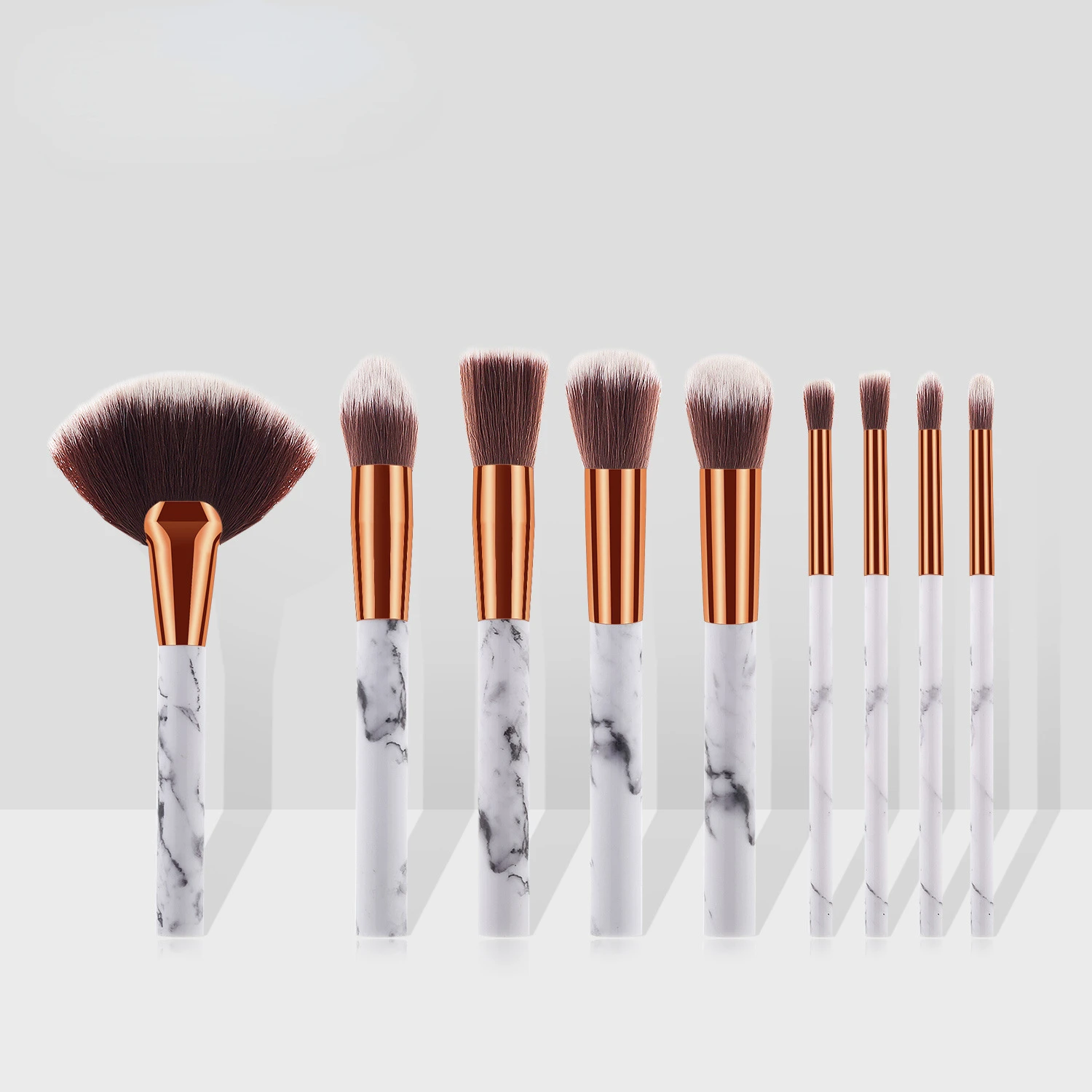 

10 Marbled Makeup Brushes Kit Set Makeup Make-up Brushes Tool Beauty Cosmetics Makeup Make Up Brush Sets Mini Brushes For Makeup