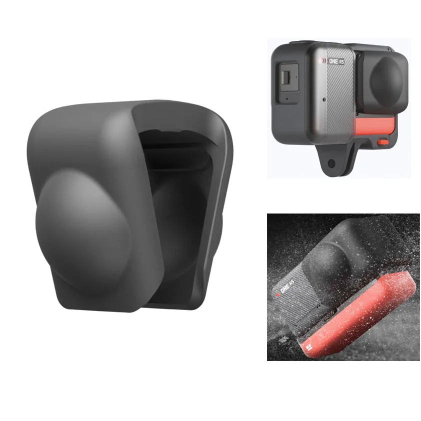 

Protector Lens Cap For Insta360 ONE RS Durable Silicone Lens Protector Cover Shell For Insta360 One Rs Action Camera Accessories