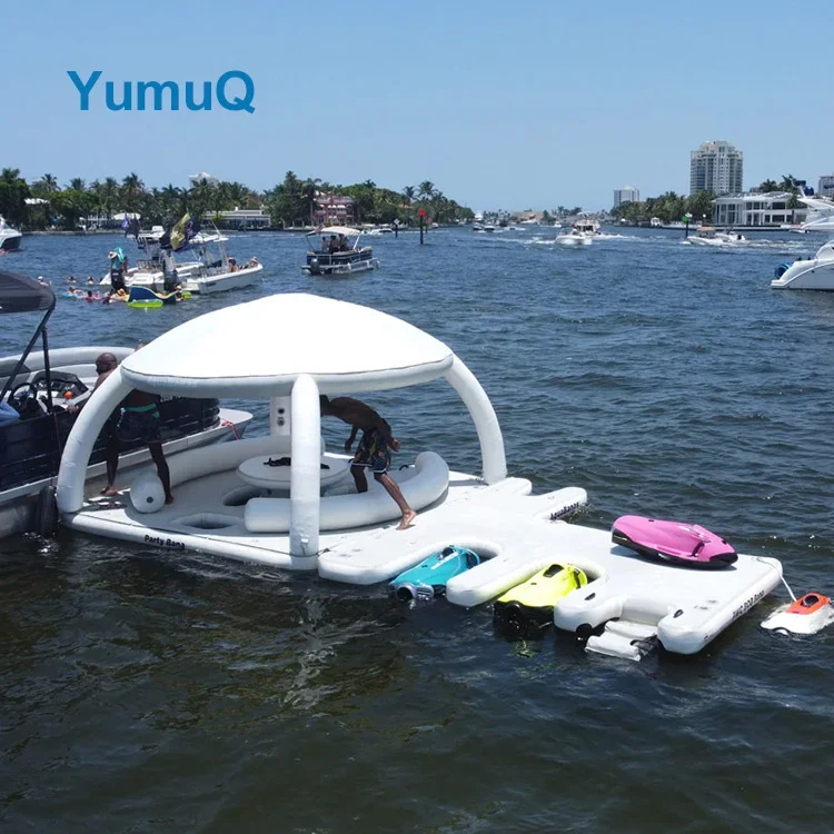 Надувные плавающие изделия горячая распродажа док-станция 590 см х 340 70 для пляжных