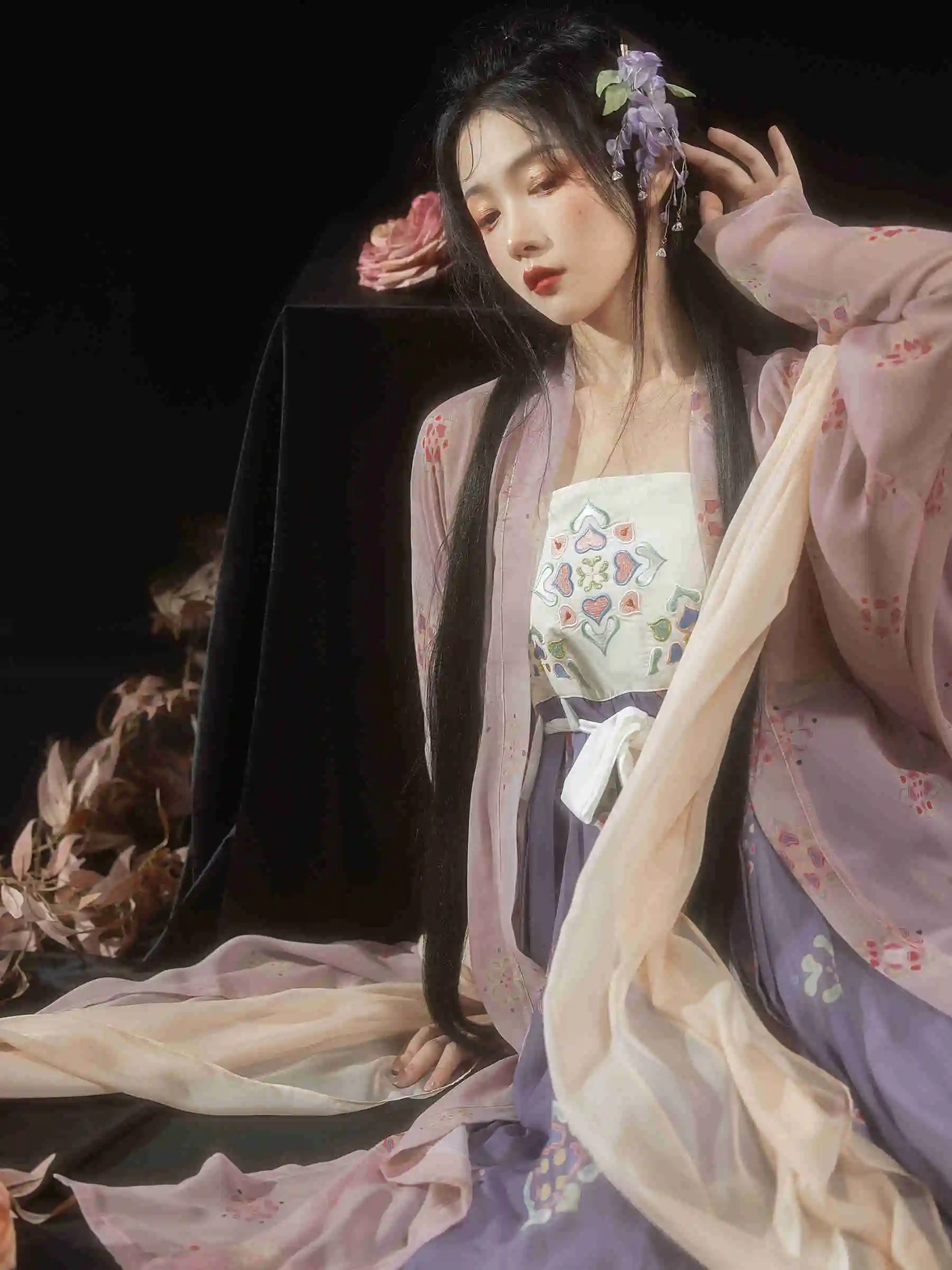 

Оригинальная женская Юбка-миди Тан, восстанавливающаяся Китайская традиционная одежда в китайском стиле для лета и осени