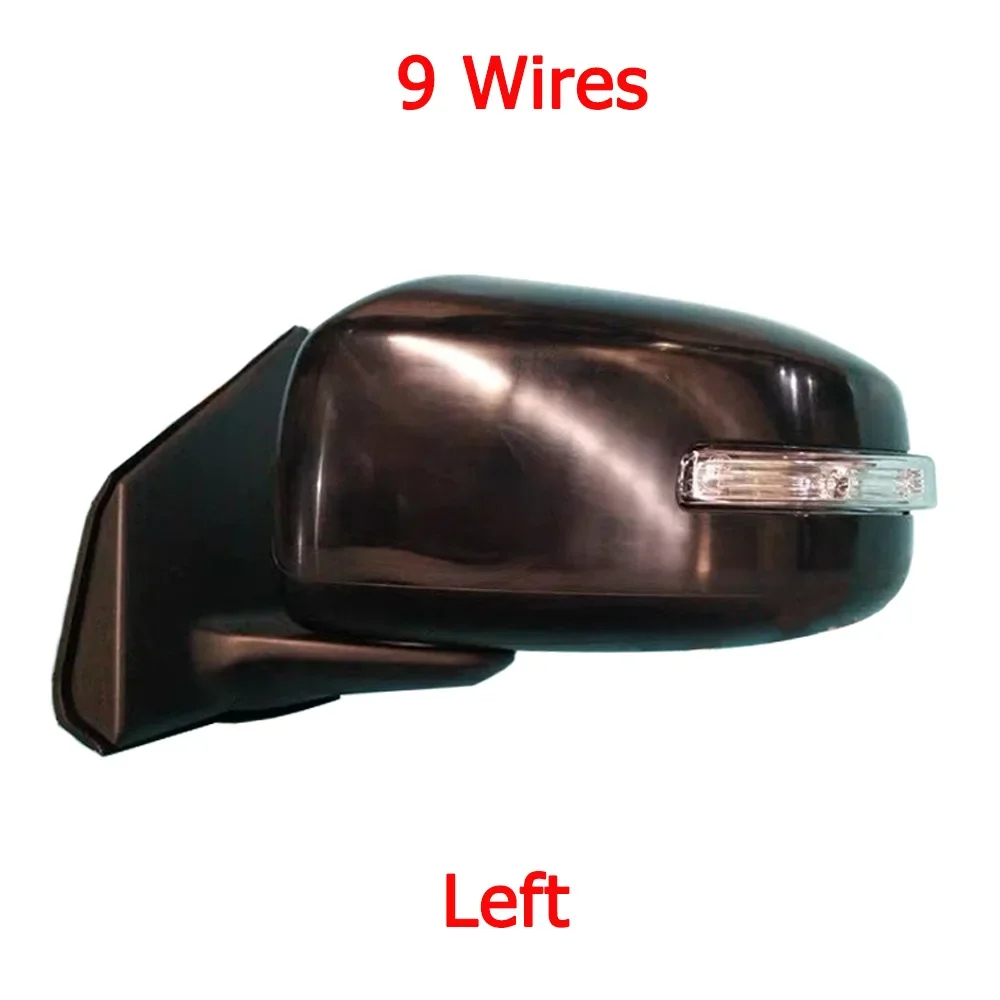 

1 шт., термоскладное светодиодное 9-проводное наружное боковое зеркало заднего вида в сборе для Lancer EX 2007-2019 Cy Cx Folding 7632A204