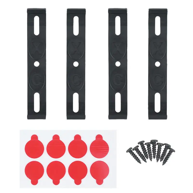 nieporęczny uchwyt na tablicę rejestracyjną 4 szt. Odporna warunki atmosferyczne bezramkowa ramka Ramka do przodu i z tyłu samochodu