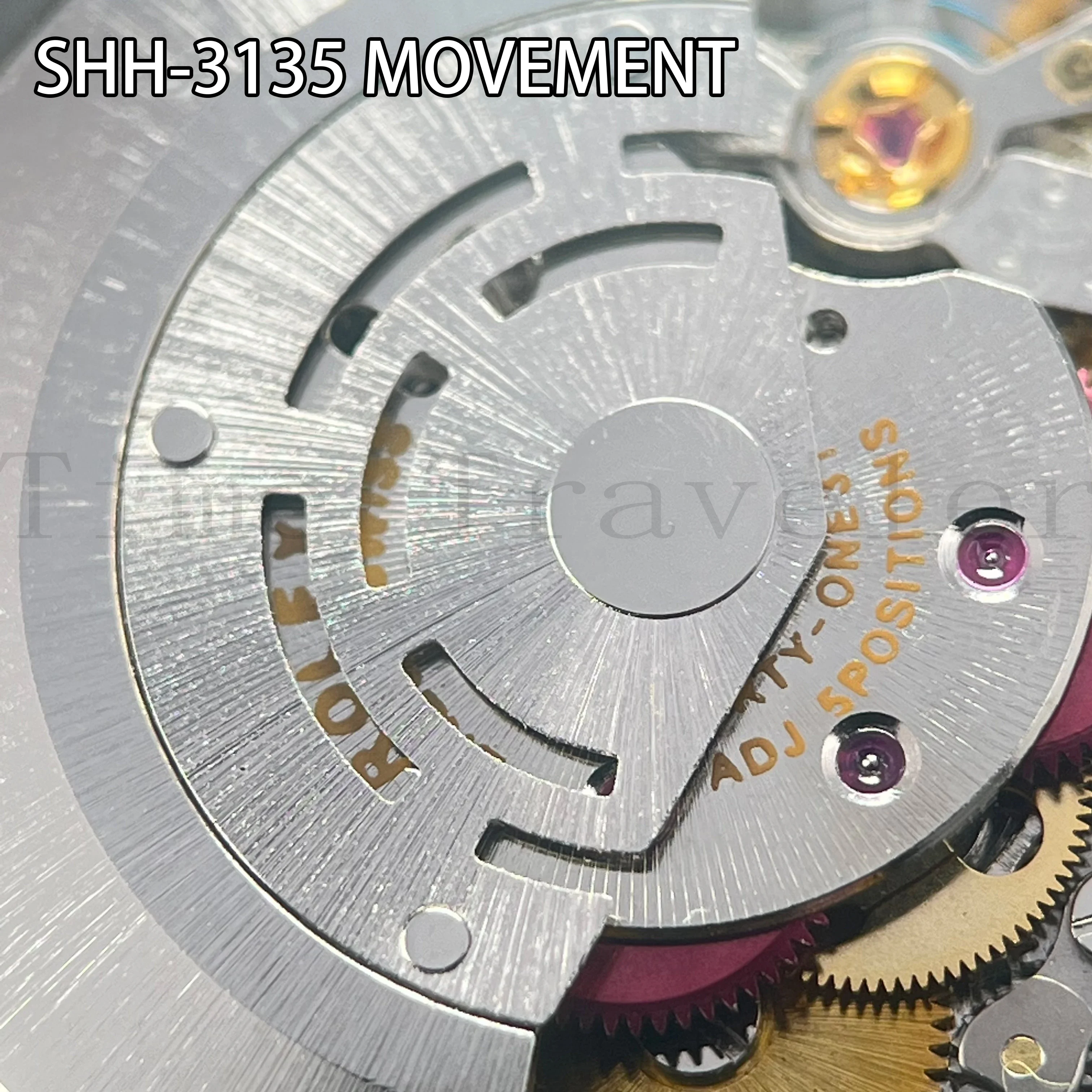 Новинка 2021 китайские супер 3135 автоматические механические часы с синим колесом