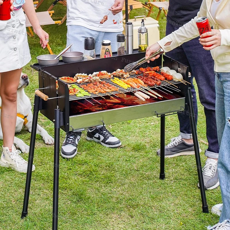 Полка для приправ уличная плита барбекю портативная пикника на углях Gridiron Tungku