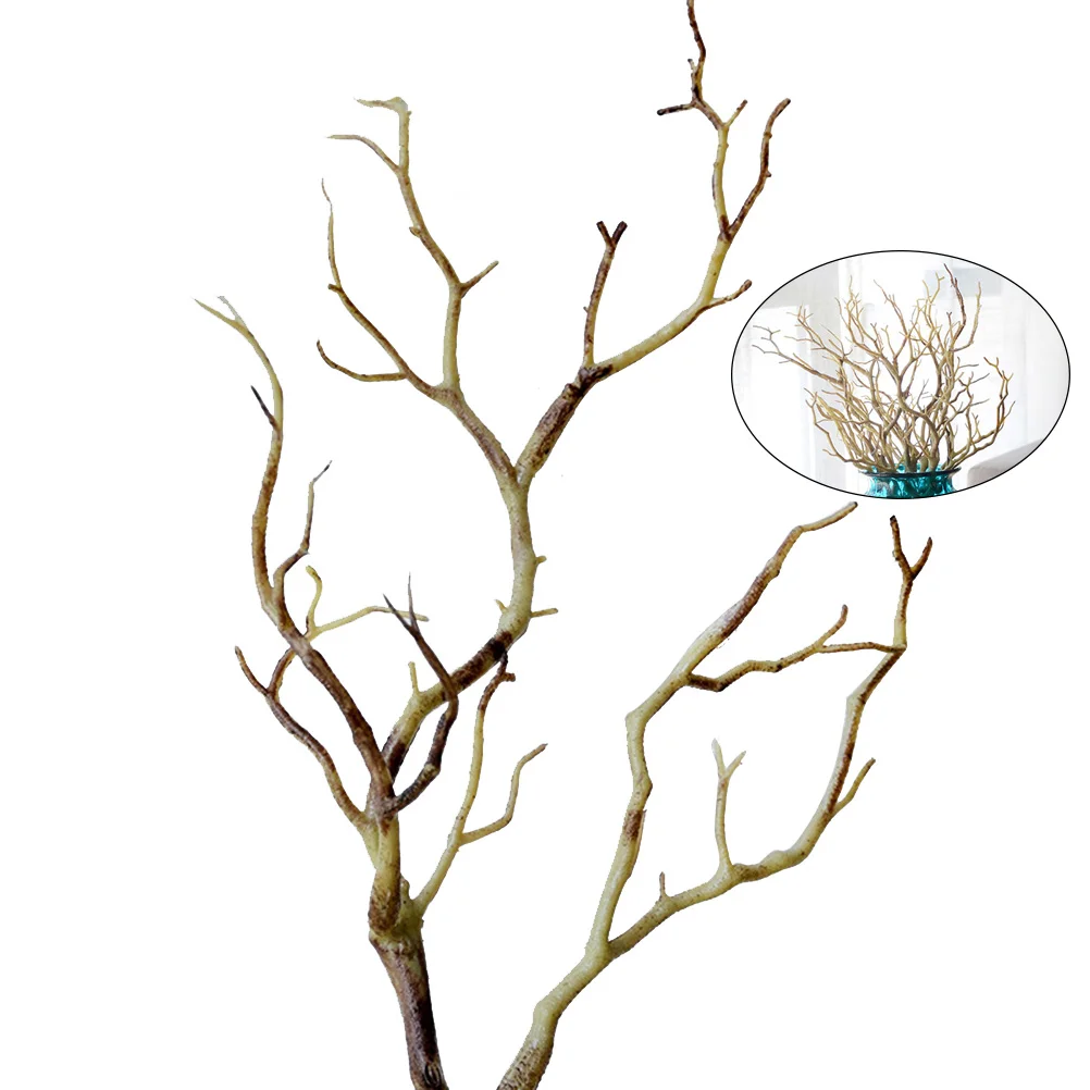 

Branches Artificial Tree Branch Dried Twigs Stems Antler Decoration Fake Plastic Vase Decorative Dry Decor Willow Flower Craft