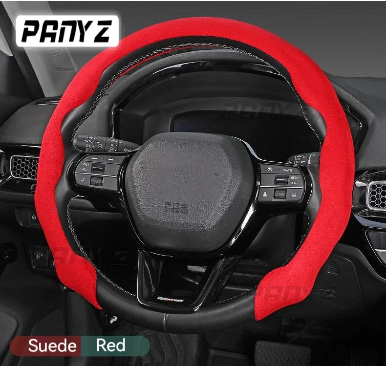 Нескользящая искусственная замша для Toyota RAV4 Camry 40 Corolla Prius чехол рулевого колеса