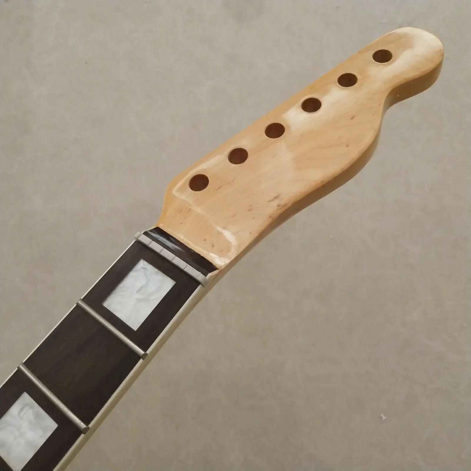 Best 21 Fret Maple Electric Guitar Neck 25.5inch Rosewood Fretboard inlay parts
